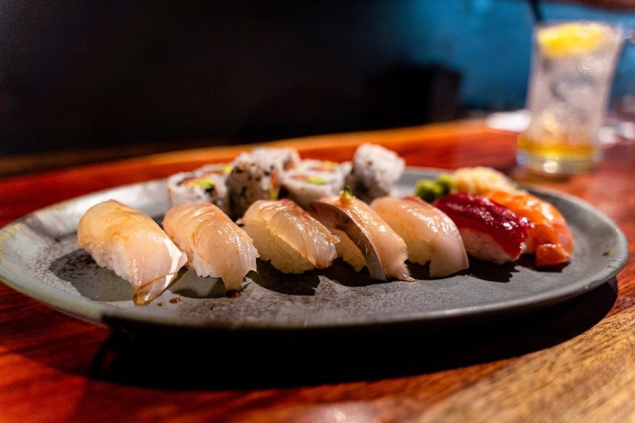 M Sushi: industrial-chic space turning out traditional Japanese seafood, plus sushi options, based on Omakase