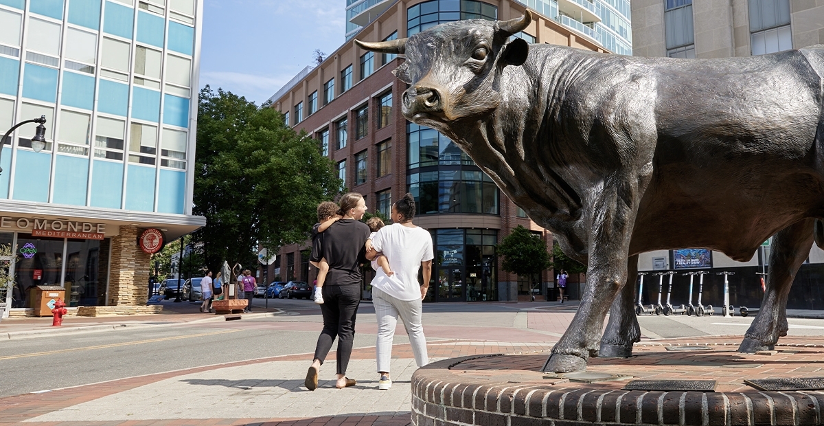 People enjoying activities in Durham, NC
