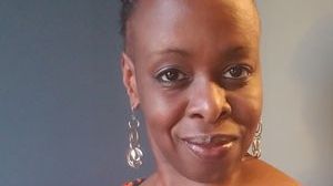 Writer and activist Kimberly McCrae poses for the camera